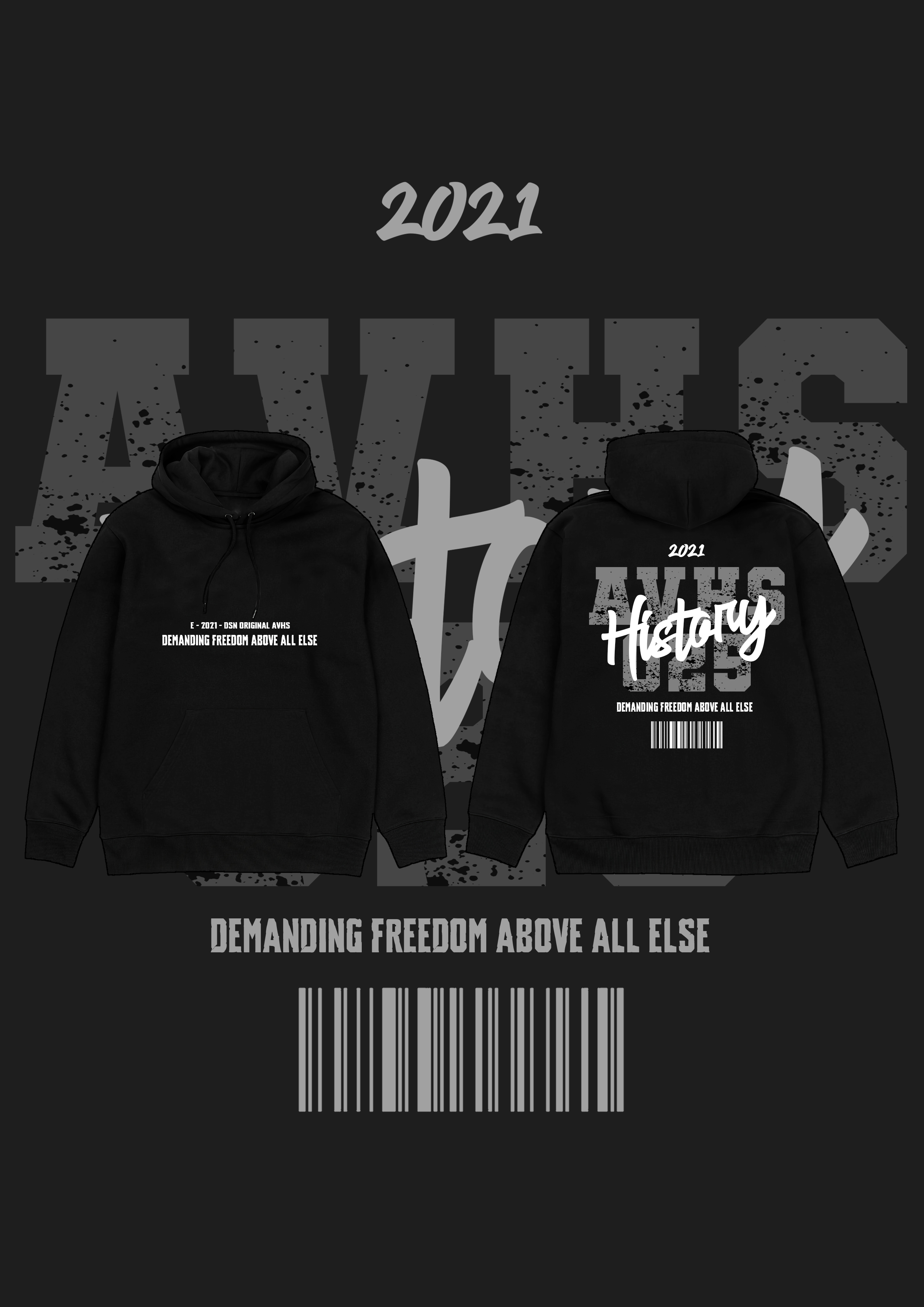 Artikel Hoodie Demand Freedom Cloth