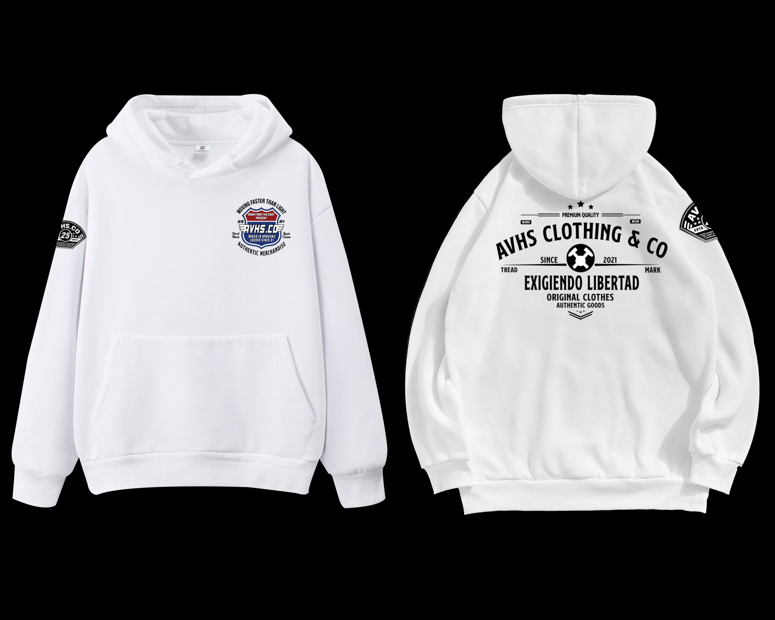 Artikel Hoodie Old School Avhs Unisex