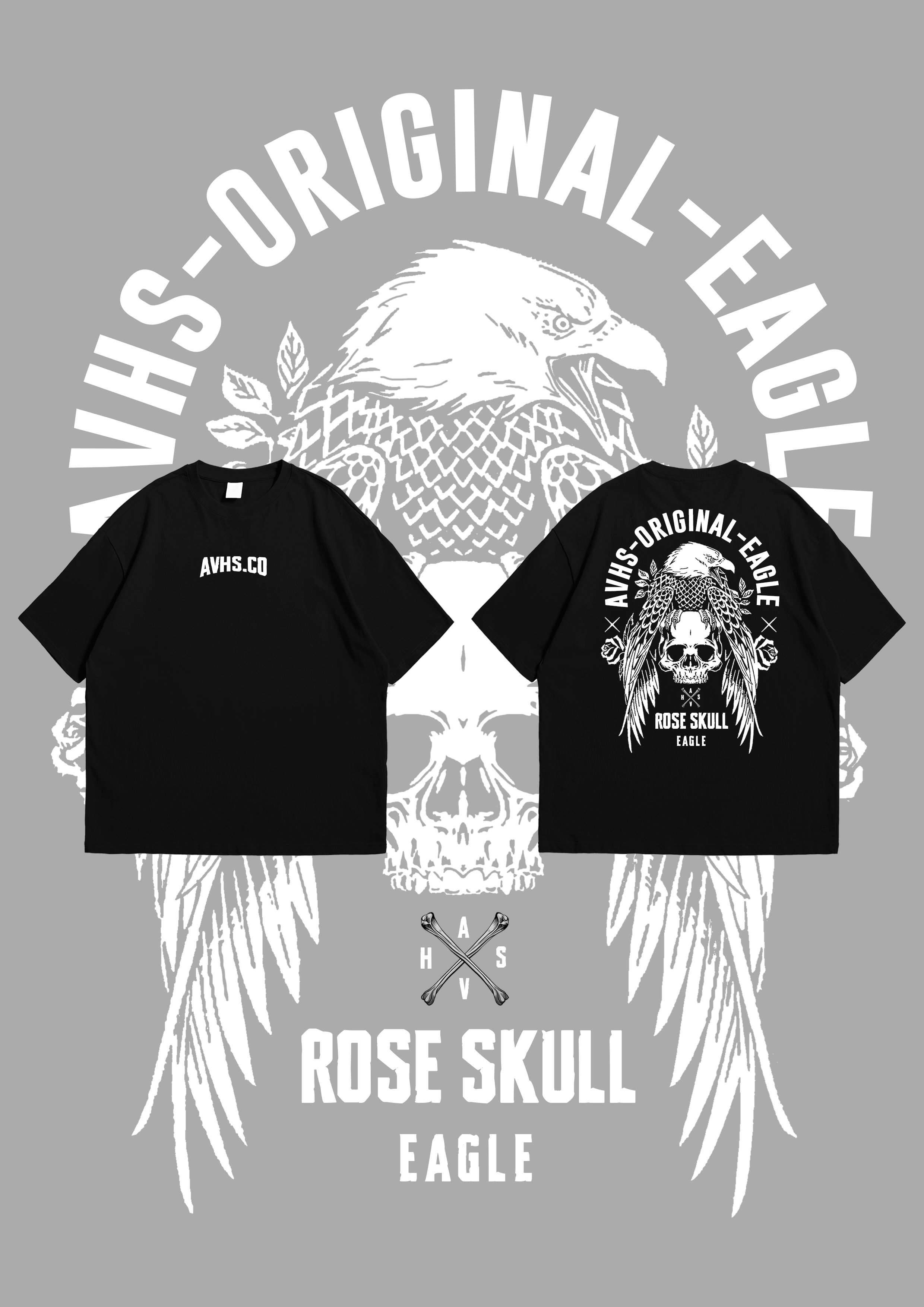 Artikel T-shirt Skull Eagle